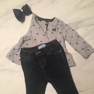 Baby Gap Girls Skinny Blue Jeans